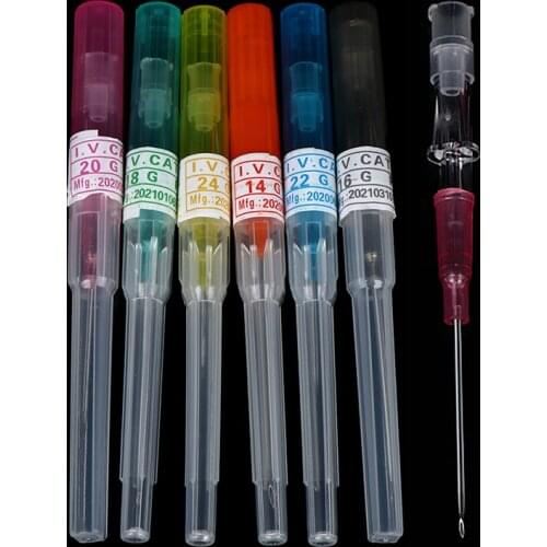 1pc Surgical Steel I.V. Catheter Cannula Sterile Piercing Needles 14G 16G 18G 20G Ear Lip Belly Body Piercing Professional Tool