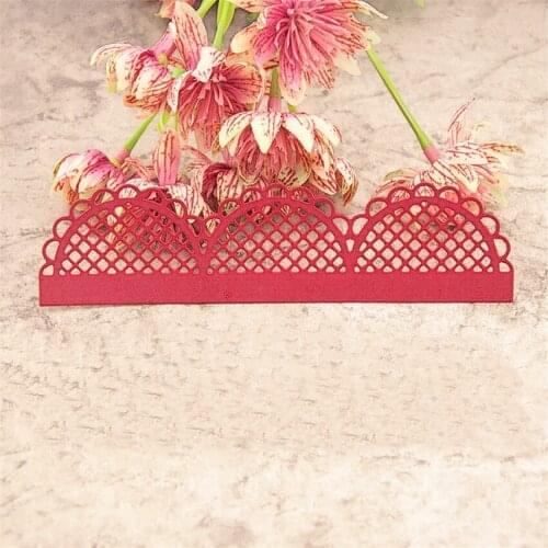 14x5cm Cutting dies Rainbow fence metal crafts paper die-cutting /DIY embossing Easter and New Year Scrapbooking