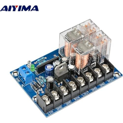 AIYIMA 2.0 Speakers Relay Protective Board UPC1237 Dedicated Power Amplifiers Audio Board 500Wx2 Home Theater Sound System