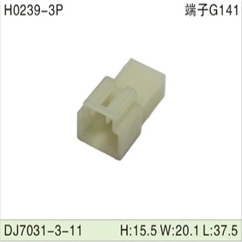 Free shipping 500pcs DJ7031-3-11 3Pin AMP Car Electrical Wire Connectors for VW,BMW,Audi,Toyota,NISSAN AND other