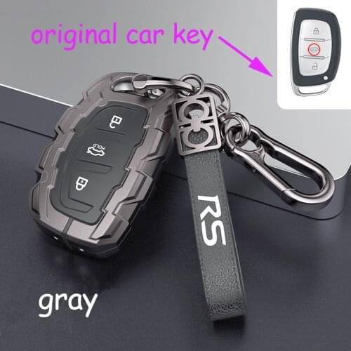 Key Case Fob Shell Cover for Hyundai Tucson Creta IX25 I10 I20 IX20 HB20 Sonata Verna Santa Mistra 2015 2016 2017 2018 2019