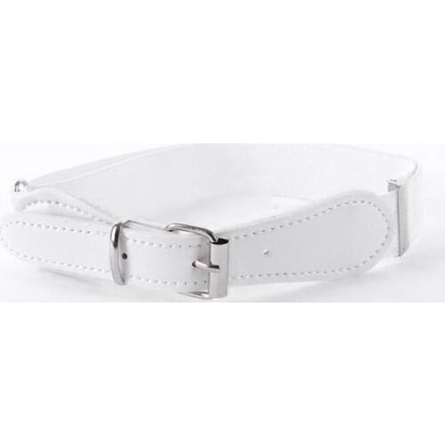 Candy Color Toddler Boy Girl Adjustable Belt PU Leather Elastic Infant Waistband Multi-Color Casual Infant Waistband