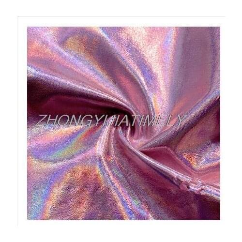 Laser cloth, high stretch cloth, laser magic color decoration, background cloth, live shooting clothing, bag fabric