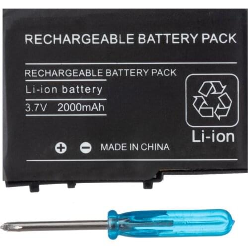 New OSTENT 2000mAh 3.7V Rechargeable Lithium-ion Battery + Tool Pack Kit for Nintendo DSL NDS Lite
