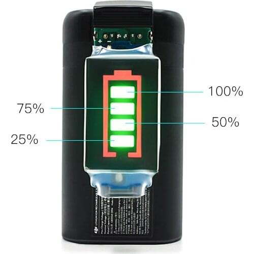 Battery Electricity Monitor 25/50/75/100% Capacity display for dji mavic mini drone Accessories