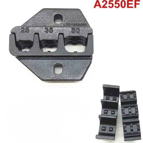 Crimping die set A2550EF crimp jaws for cable end sleeve and ferrule 4~1AWG 25-50mm²