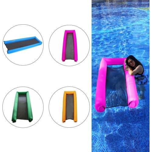Water Hammock Recliner Inflatable Floating Swimming Mattress Sea Swimming Ring Pool Floats Party Toy Lounge Bed For Summer