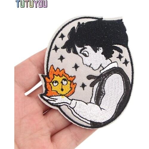 PC1927 Cartoon Sticker For Clothing Applications Patches On Clothes Iron Embroidered Patch For Backpack Badge