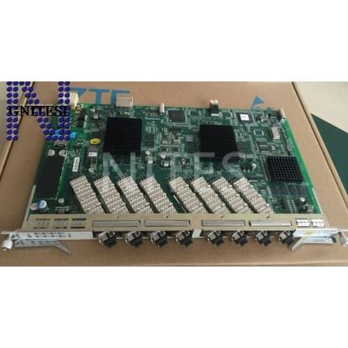 Original NEW ZTE GTTO 10G high speed GPON 8 ports board with 8 GPON modules, for OLT C300 C320