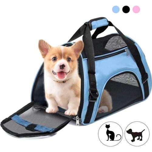 Small Medium Dog Carrier Cat Comfortable Durable Pet Transport Backpack Small Pet Foldable Travel Carrying Dog Ventilated Bag