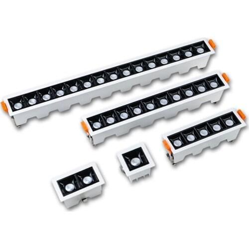 Dimmable LED Downlight Spot Light line light bar creative linear long strip CRI>85 living room corridor light Recessed Light