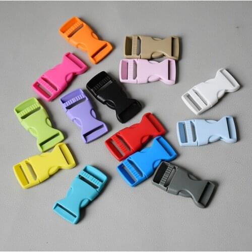 100 Pcs 20mm wholesale plastic release buckle belt buckle for bag backpack pet dog collar necklace sewing accessories