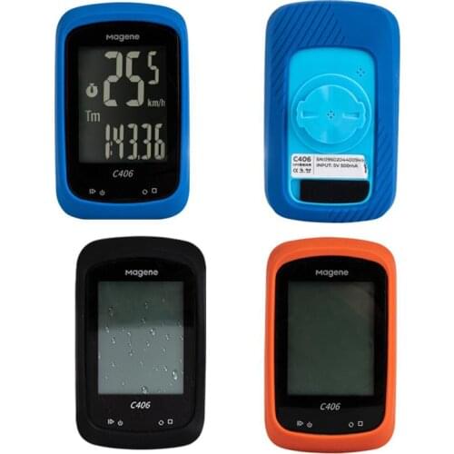 Silicone Shockproof Soft Edge Protector Cover Protective Case For Magene C406/C406 Lite Cycling GPS Bicycle Bike Computer Skin