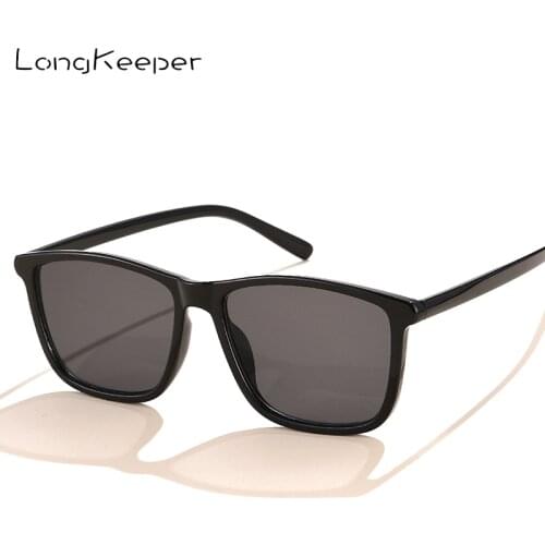 2021 New Black Square Sunglasses Women Men Yellow Lens Classic Cat Eye Sun Glasses Lady UV Protection Vintage Goggles Outdoor