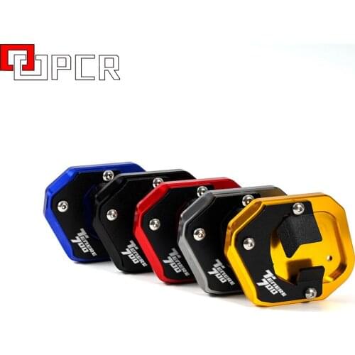 For Yamaha TENERE 700 TENERE700 2019-2020 2021 Motorcycle CNC Kickstand Side Stand Enlarge Extension Pad