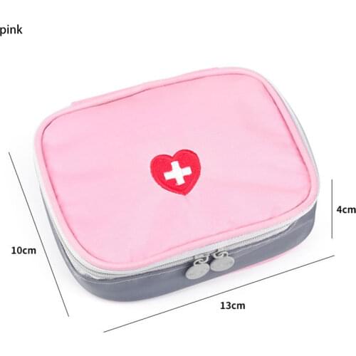 Outdoor First Aid Bag For Camping Mini Travel Medicine Survival Kit Emergency Medicine Storage Bag Emergency Kits with zipper