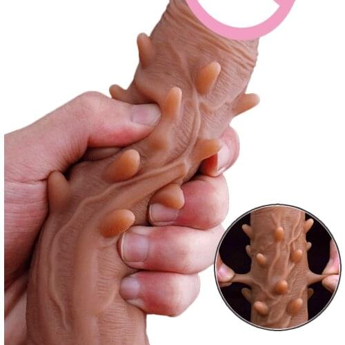 Vibrator Dildo Female Dildosex Toys For Woman Sex Shop Rubber Dick Dilding Woman Artificial Penis Dildo For Women Member