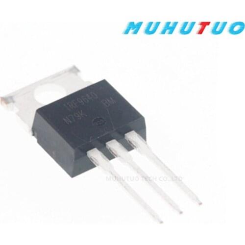 10PCS IRF9640NPBF IRF9640N 11A/200V is directly inserted into the TO-220 field effect tube