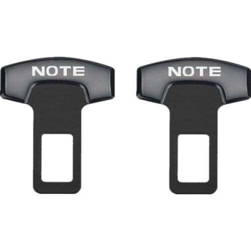 2PCS Safety Belt Buckles Real Trucks Car Safty Belt Alarm Canceler Stopper for Nissan NOTE E11 E12 Accessories Car Styling