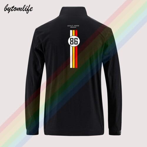 2020 Old Classic Fashion Toyota AE86 Pride Slim Sport Jacket Mens Zipper Thin Jacket Casual Back Printing Jacket Asian Size