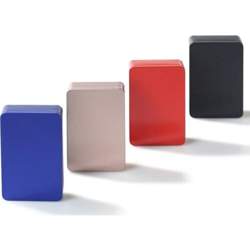 400pcs/lot 10x6.4x3.2cm Tinplate Tea Tin box Metal Rectangle tea candy Business Card Storage box case 6 colors