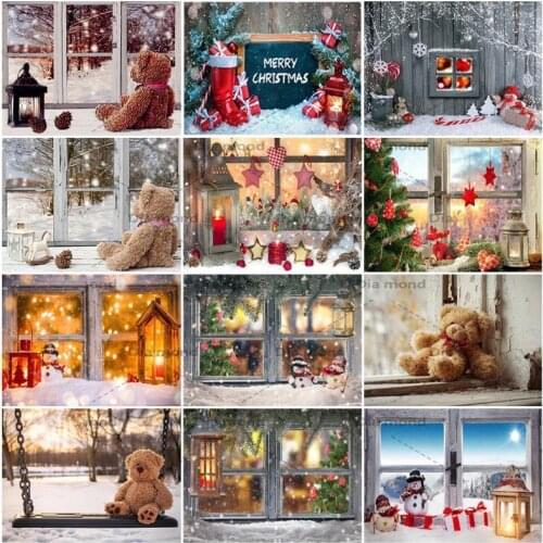 5D DIY Full Square/Round Diamond Painting Christmas Winter Landscape Diamond Embroidery Rhinestone Picture Home Decoration