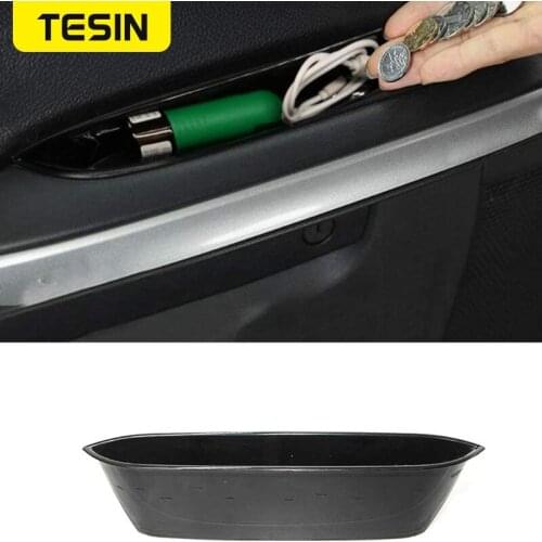TESIN Stowing Tidying For Jeep Wrangler JK 2011-2017 ABS Car Copilot Storage Box Organizer Kit Accessories For Jeep Wrangler JK