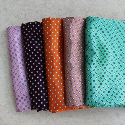 Cute Polka Dots Cloth Soft Satin Charmeuse Polyester Fabric Diy