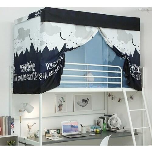 Mosquito Net Bed Curtain Integrated Dormitory Students Upper and Lower Bunk Universal Shading 0.9M Single Bed Mosquito Net 1.2 M
