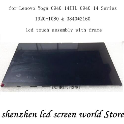 Original 14" Inche LP140WF9-SPE2 NV140QUM-N54 LCD Screen Touch Digitizer Assembly For Lenovo Yoga C940-14 c940-14IIL 81Q9