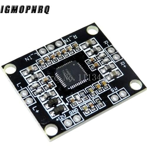 10PCS PAM8610 digital power amplifier board 2 x15w dual channel stereo mini class D power amplifier board