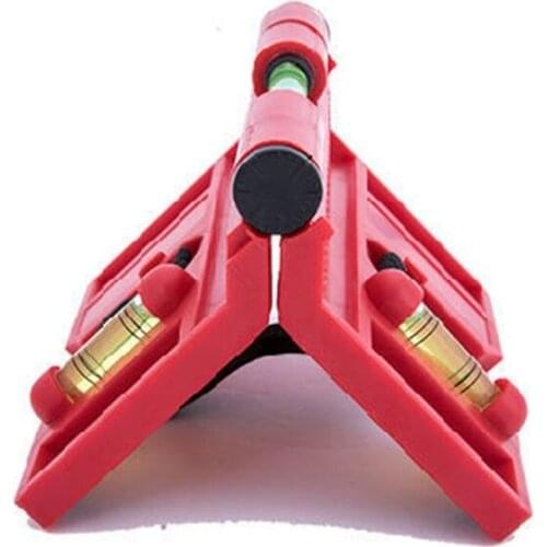 1PC Mini Foldable Spirit Bubble Level for Pipe Wooden Pillars Installation Random Color