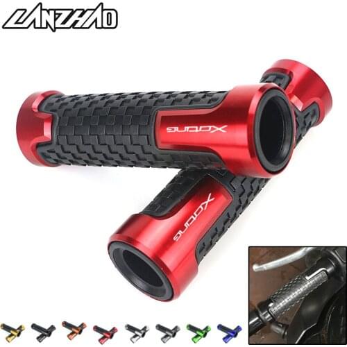 For Kymco Xciting 200 300 400 500 7/8" Motorcycle Handlebar Hand Grips CNC Rubber Gel Grip Universal Red Blue Gold Black Orange
