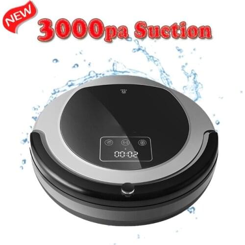 Robot Vacuum Cleaner B6009 water tank Map&Gyroscope wet&dry Navigation Memory brush Virtual Blocker UV Lamp Mop Lion