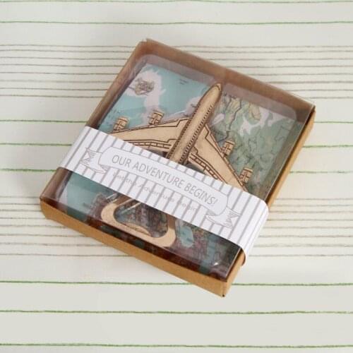 Wedding favor gift 2 styles alloy airplane shaped beer bottle opener party giveaways for guest LX8044