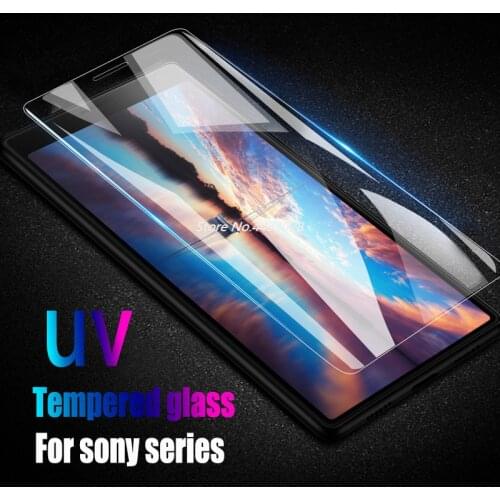 20D UV LiquiNano Tempered Glass For SONY Xperia 1 5 10 PLUS XZ XZ2 Premium XZ1 XZ2 XZ3 XZ4 XZ5 Full Coverage Screen Protector