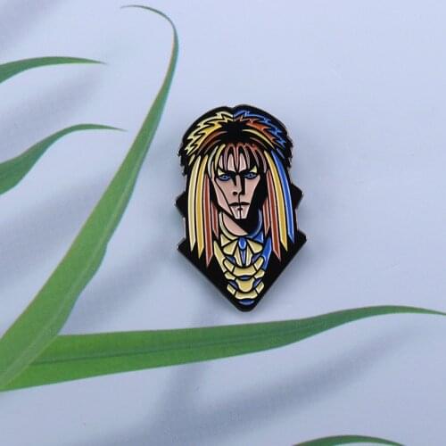 Jareth The Goblin King Badge Labyrinth Movie Inspired Pin
