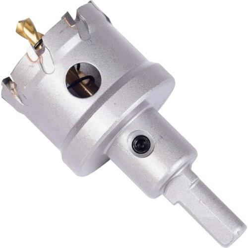 1pc Hole Saw Drill Bit Alloy Carbide Cobalt Steel Cutter Stainless Steel Wood Cutting Iron Metal Core Drill Bit Metal drill bit