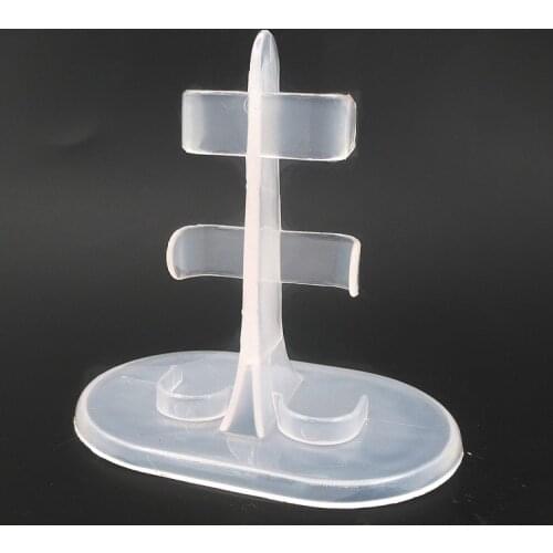 10pcs/lot doll accessories support leg holders plastic Transparent Doll Stand Display Holder For barbie Dolls 1/6