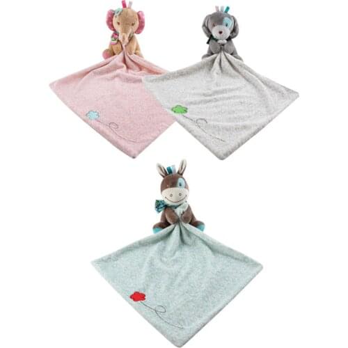 29.5x29.5cm Baby Infant Preferred Soft Appease Towel Toys Calm Doll Teether Developmental Baby Towel