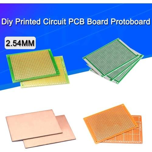 5PCS 4x6 5x7 6x8 7x9 Double Side Prototype PCB Universal Printed Circuit Board Protoboard For Arduino One side Welded plate