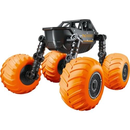 4wd deformation car remote control rock climbing car 2.4g deformation DIY control off-road vehicle toy robot remote control car
