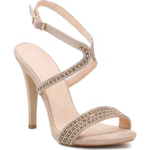 Gedikpaşalı ISB 9Y 109 BEIGE Ladies Shoes Evening Dress