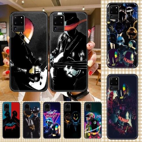 Band Daft Punk Phone case For Samsung Galaxy Note 4 8 9 10 20 S8 S9 S10 S10E S20 Plus UITRA Ultra black trend cell cover