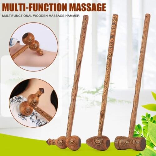 Wooden Knock Massager Hammer Back Hammer for Massage Tap Relax for Body Health Man Women Bodys Care M2