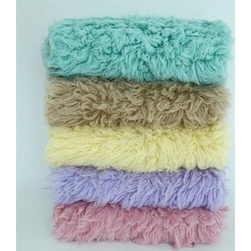 Curly Flokati Wool Blanket Greek Wool Rug Baby Flokati Fur Backdrop Posing Blanket For Newborn Photography Props On The Bean Bag