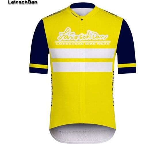 LairschDan Mens Cycling Jersey Short Sleeve Aero Cycling Clothing Downhill Jersey Mountain Bike Tops Cyclist Shirt Wielershirt