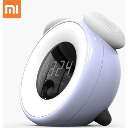 Xiaomi Time Lamp Alarm Clock Intelligent Timing Night Lamp Children Bedroom LED Human Body Sensor Mushroom With Sleeping Lamp