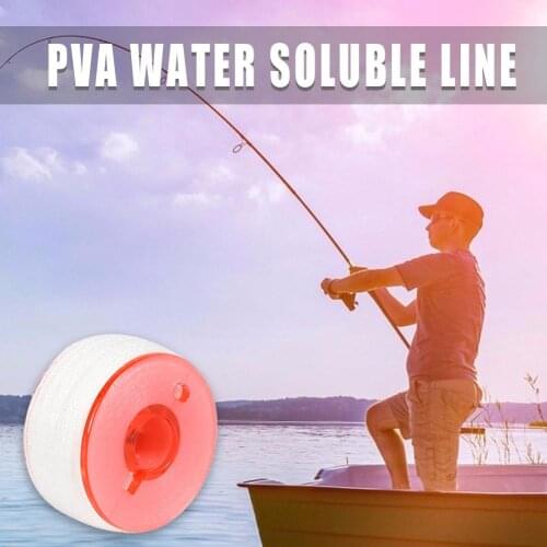 Durable 20m Reel PVA Fishing Line String Water Soluble Line For Carp Fishing Lure Baiting Hair Rig Tackle Accessory Strong