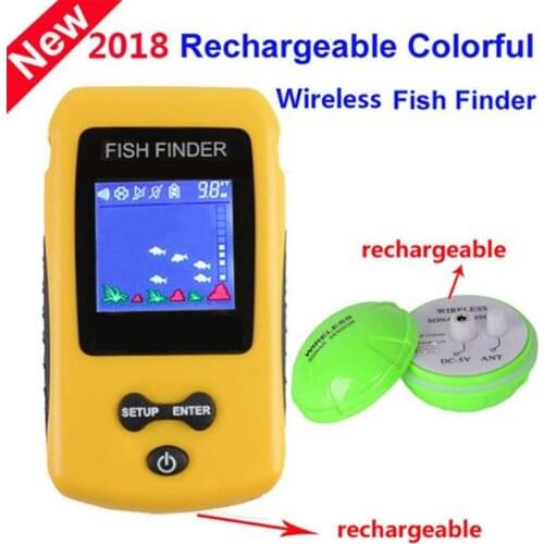 Rechargerable Colorful Wireless Fish Finder